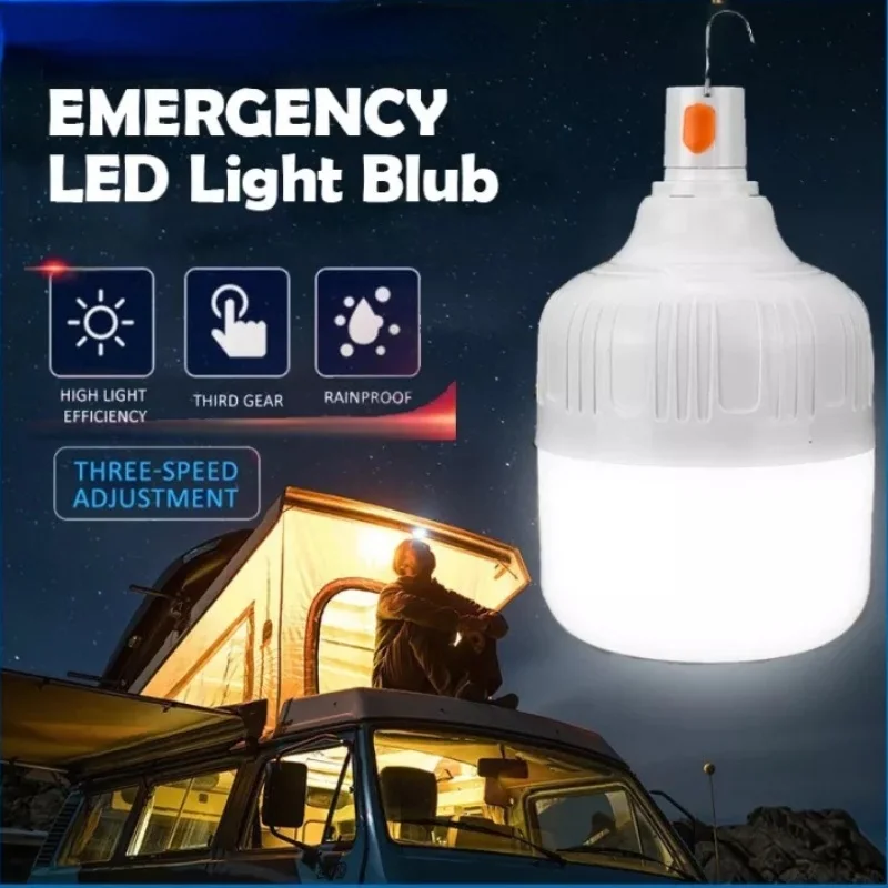 Portable Lantern Bulb rechargeable light outdoor lighting garden fishing camping equipment High power led flashlights led lights