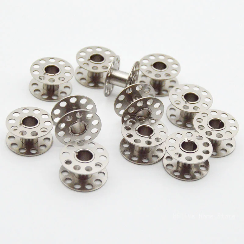 5PCS Sewing Machine Bobbins Case and Metal Bobbins Spool Suitable DIY Sewing Accessories for Household Sewing Machine