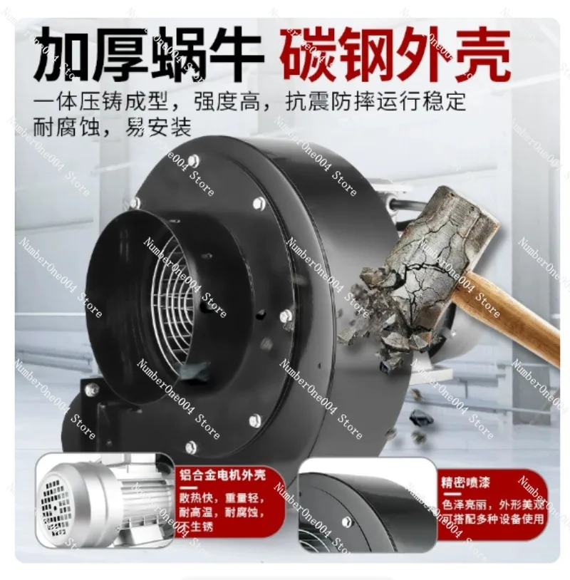 

Multi-blade Low Noise Industrial Blower, 220V/380Van High Temperature Resistant Centrifugal Fan,