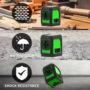 힐다 레이저 레벨 2 라인 녹색 레이저 악기 자석 벽 수준 휴대용 지방 지원 크로스 레이저 악기 10 최고의 판매 Q1200 WEBER -№1