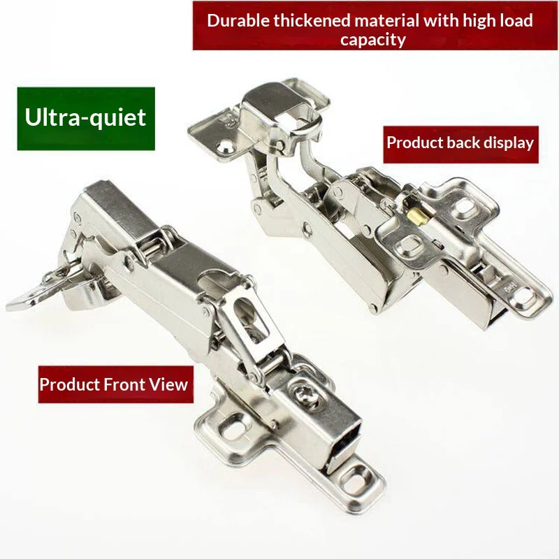 1PCS Aircraft Cabinet Door Hinge Large Opening Angle Hydraulic Damping Buffer Wardrobe Door Hardware Accessories