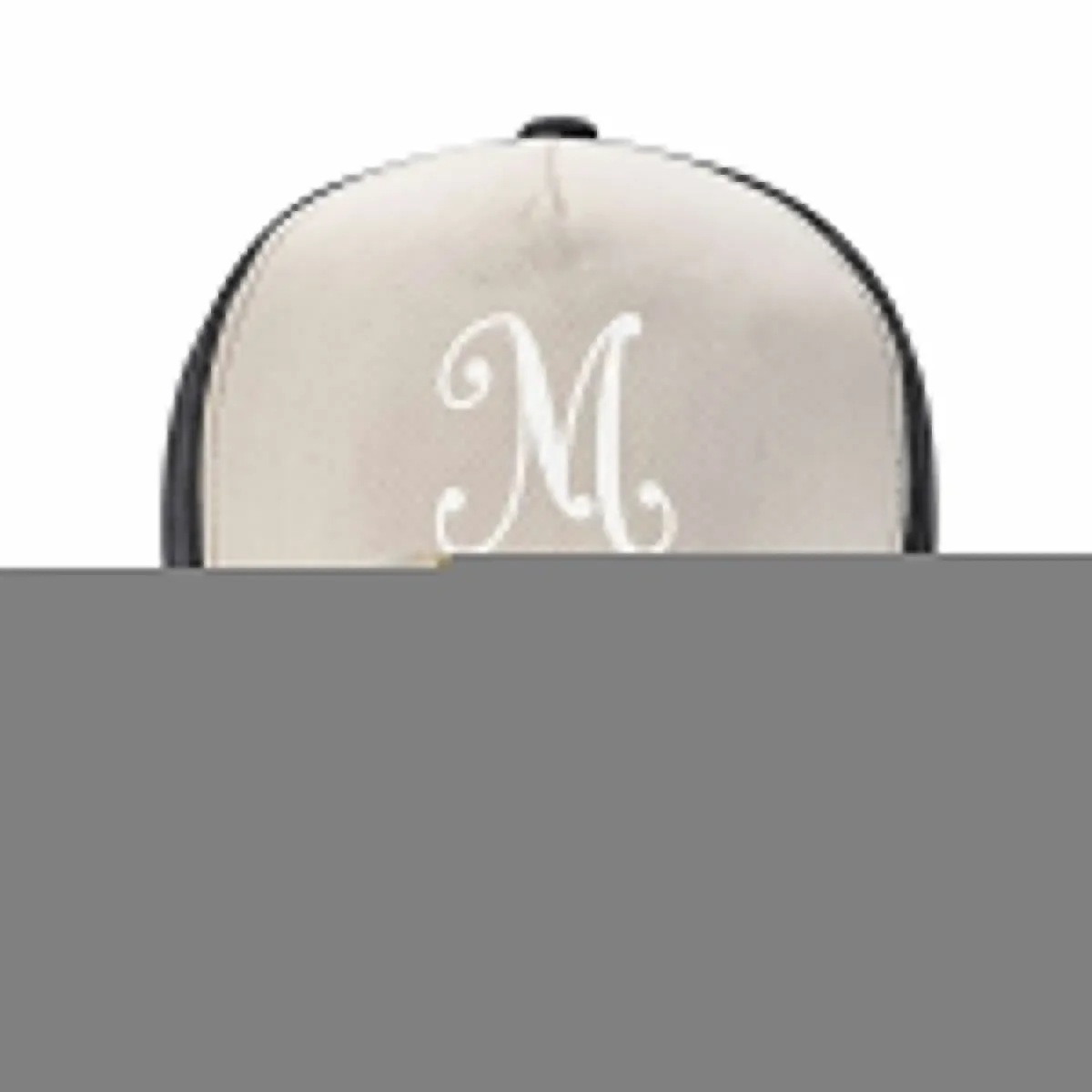 

M is For... Baseball Cap fashionable Snapback Cap golf hat genuine Women's Hats For The Sun Men's