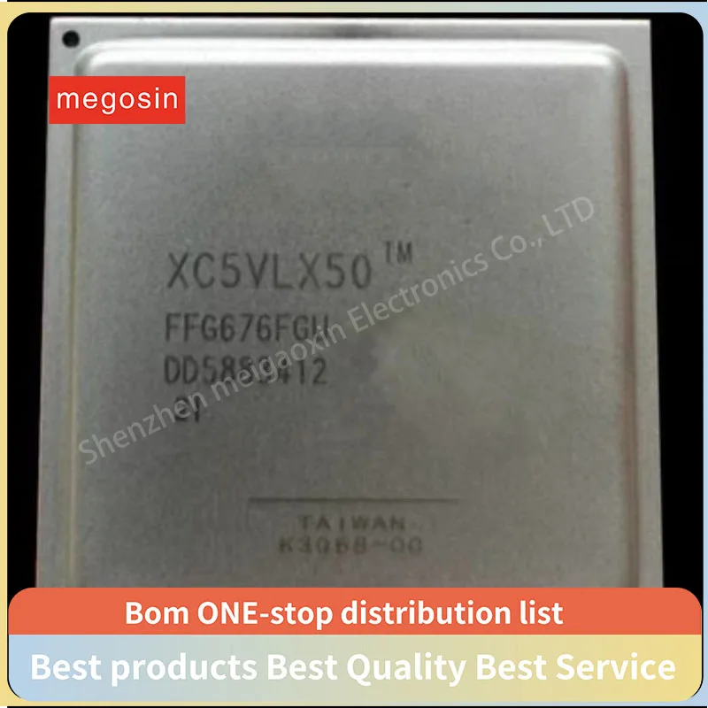 1PCS/LOT XC5VLX50-1FFG676 XC5VLX50-FFG676 XC5VLX50-FF676 XC5VLX50 BGA676 Programmable logic chip