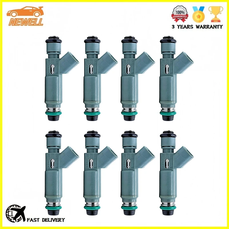 8pcs 9W7E-B7A 9W7Z-9F593-A 195500-4781 FJ1001 Fuel injector For 2009 2010 Ford E150 F150 E-150 F-150 XL 4.6L V8