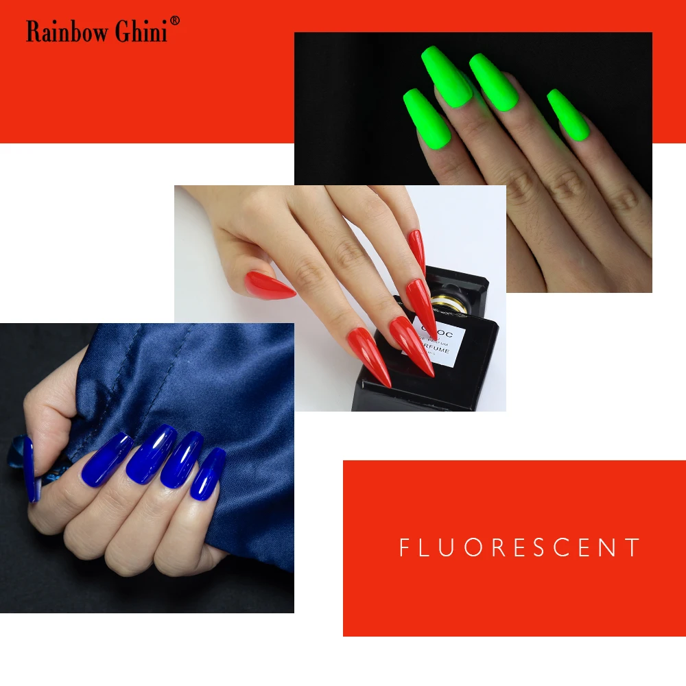 RG 150 ألوان بريق هلام مسمار البولندية 8 مللي مانيكير الهجين فيرنيس Semis الدائم UV Led النيون مسمار الفن الورنيش قاعدة علوية معطف هلام #5