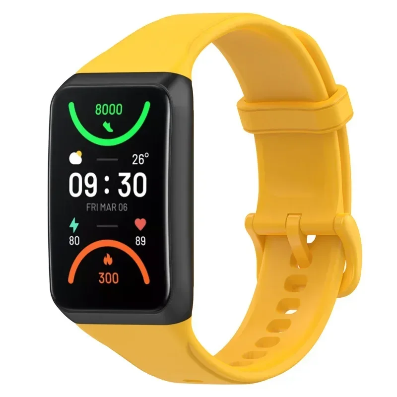 Pulseira esportiva de silicone para oppo band 2, pulseira de borracha de 46mm para oppo série 2, pulseira de relógio