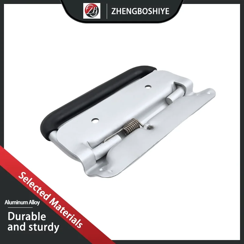 

Hidden Cabinet Door Folding Handle Made Of Aluminum Alloy For Industrial Spring-Loaded Speaker Toolbox Activities