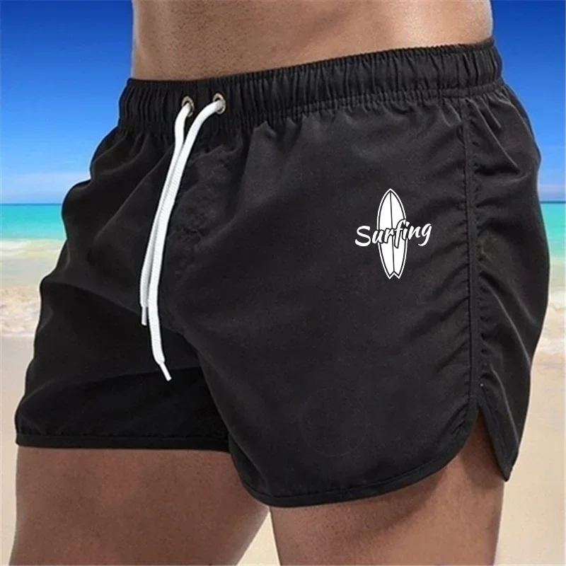 Fashion Printed Quick-drying Shorts 2024 Summer Men\'s Casual Beach Shorts Swimming Trunks Surf Wear Vacation Shorts M-3XL