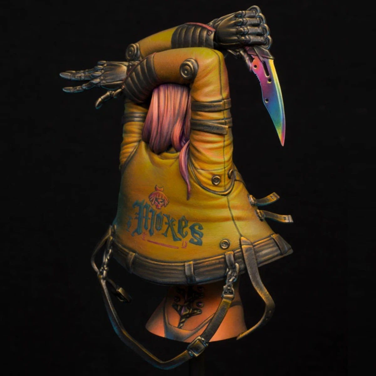 مجموعة نماذج غير مطلية من الراتنج 1/10، محارب أنثى الخيال العلمي، غير مجمعة وغير مطلية GK، 914X #1