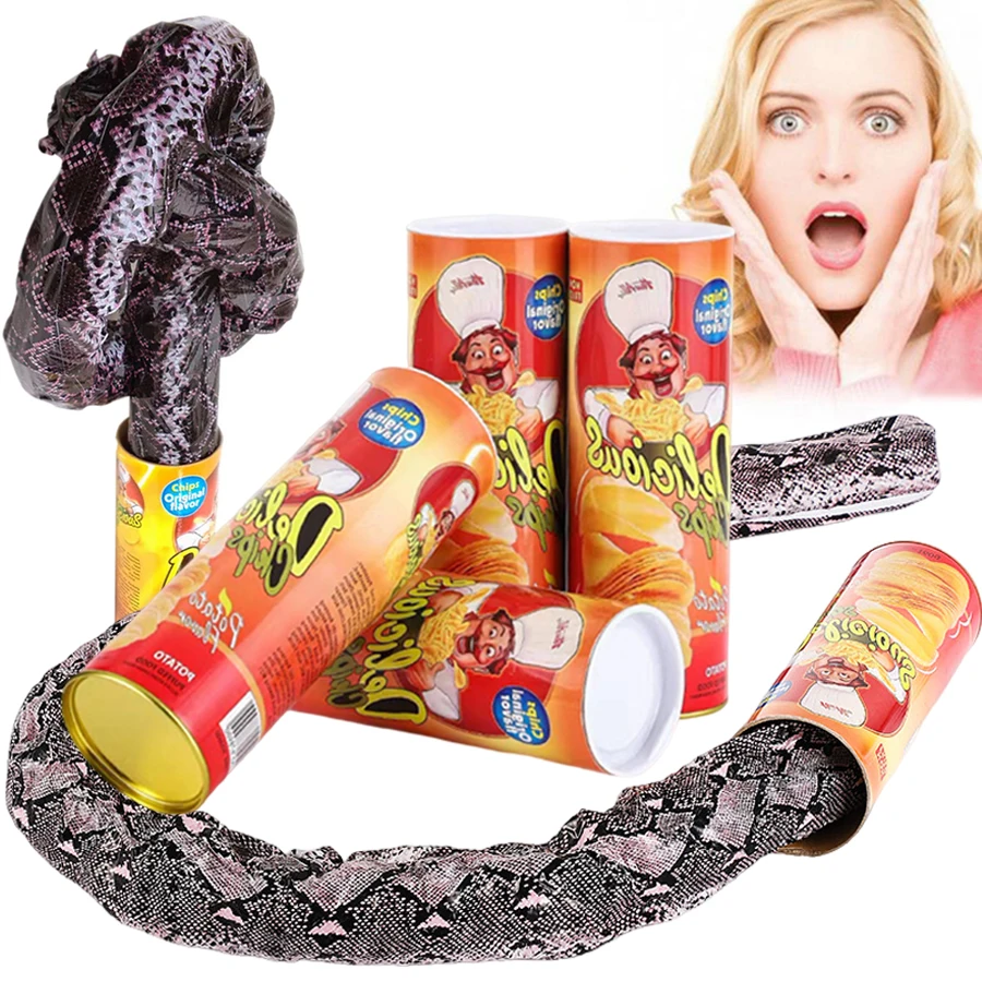 

Набор из 1 шт. — Забавная игрушка-шутка «Картофельный чипс-змей» для розыгрышей на 1 апреля, страшные игрушки, прикольная игра для друзей, новинка, товары для вечеринок, подарки
