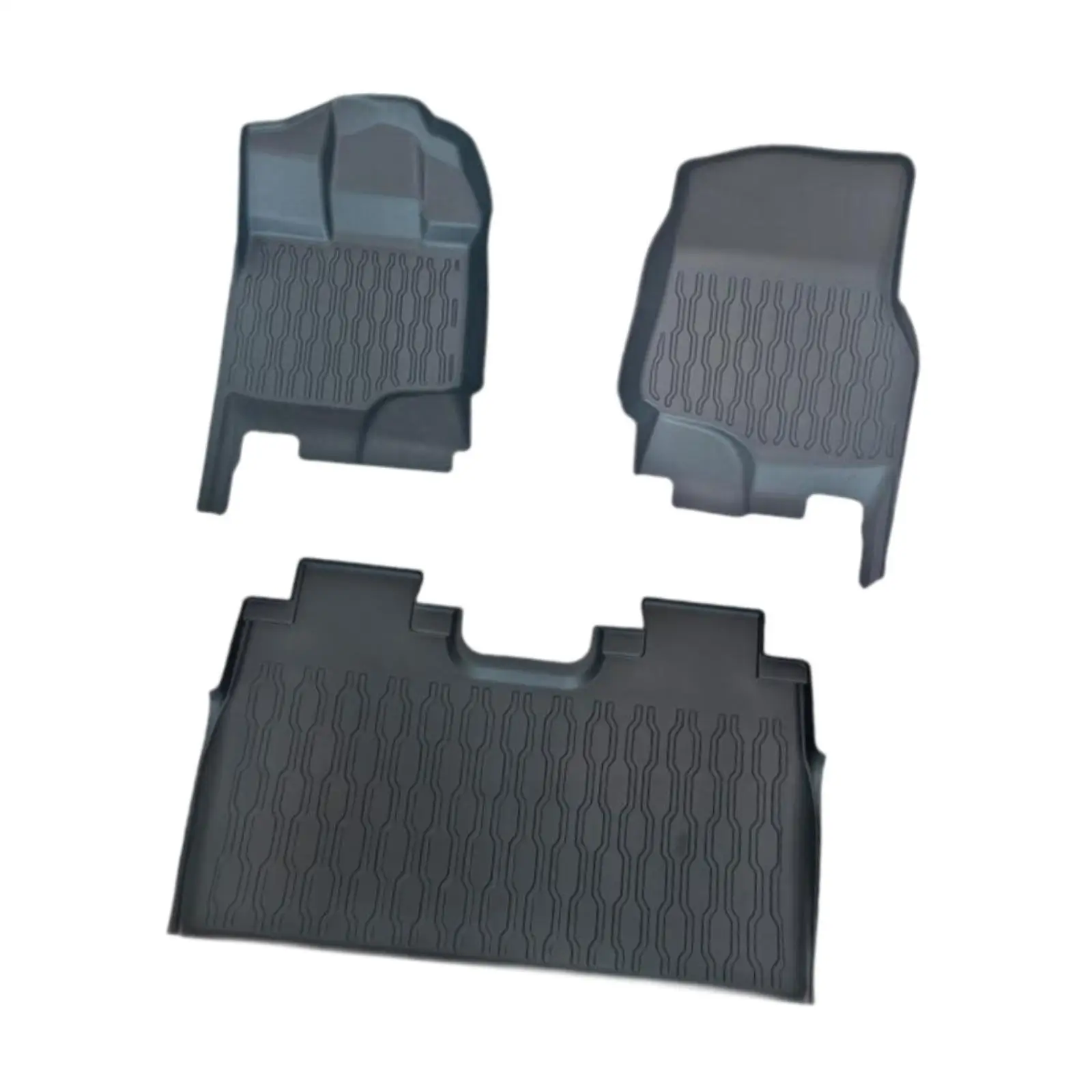 

3Pcs Floor Liners Mats TPE Material for Ford F150 2015-2022 Waterproof