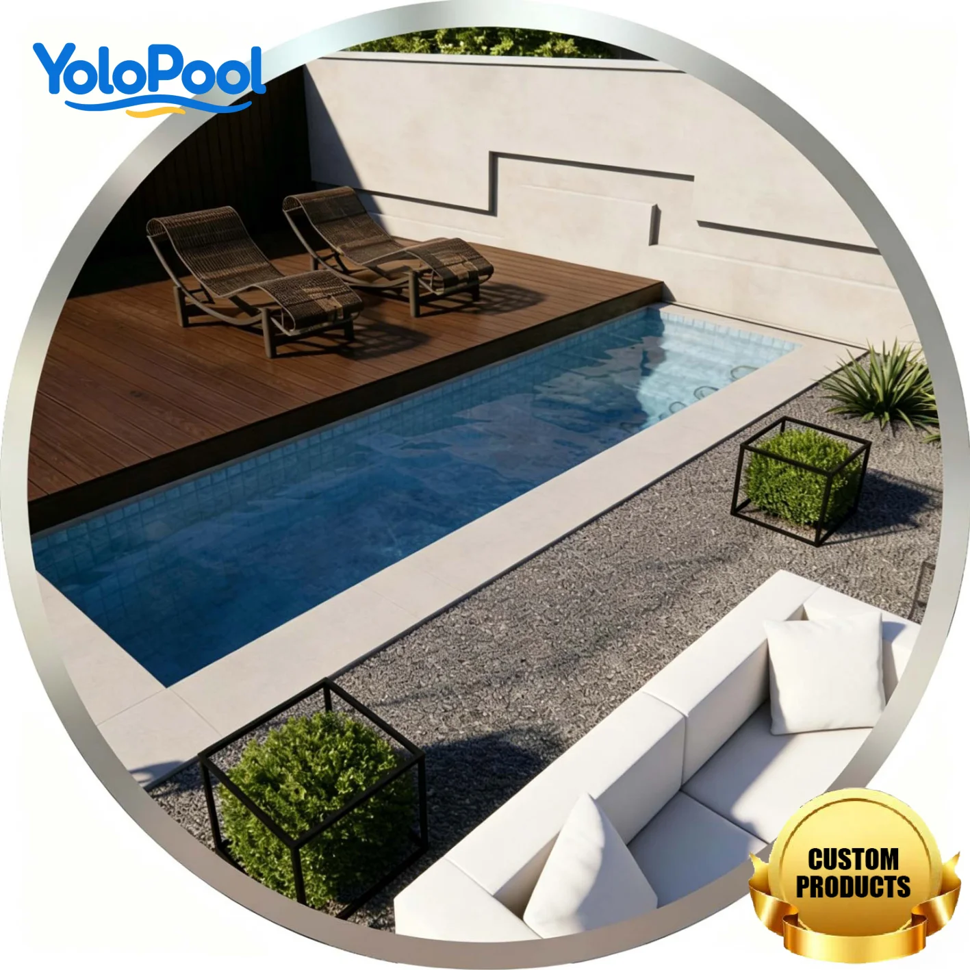 Stainless Steel Swimming Pool Cover Corrosion Proof Easy Install Safety Protection 2 Year Warranty Customized Pool Customizeable