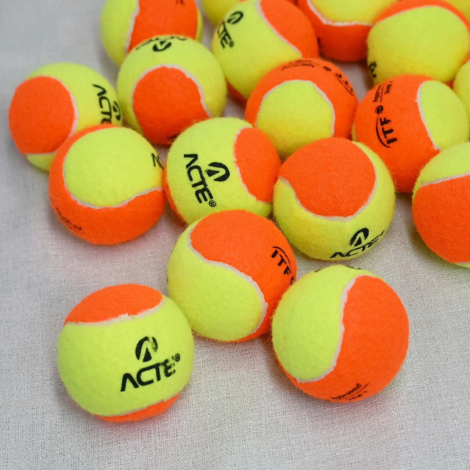 16/24/36 PCSTennis Balls High Bounce Tennis For Dogs Bite 7CM Elastic Rubber Tennis Tennis Balls for Kids Adults Tennis Training