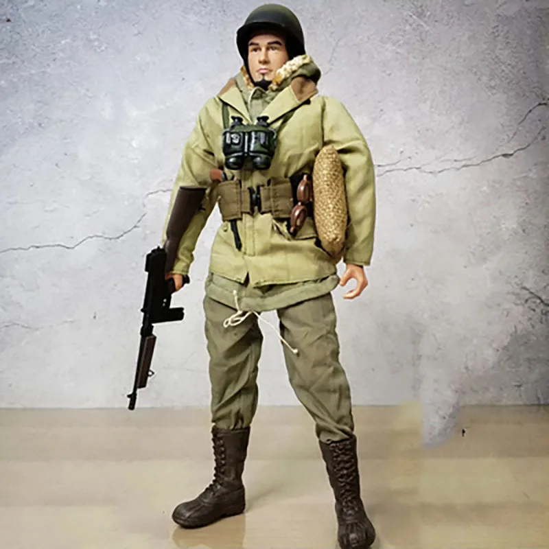 1/6 Scale WWII Germany Paratroopers Pilot Action Figures 30cm Male Soldier Doll with Head Sculpt Body Clothes Boots Weapon Toys