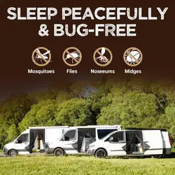 Sliding Door Magnetic Insect Mosquito Fly Screen Net Camper Flyscreen Mesh For Ford Transit And High Roof RAM Promaster