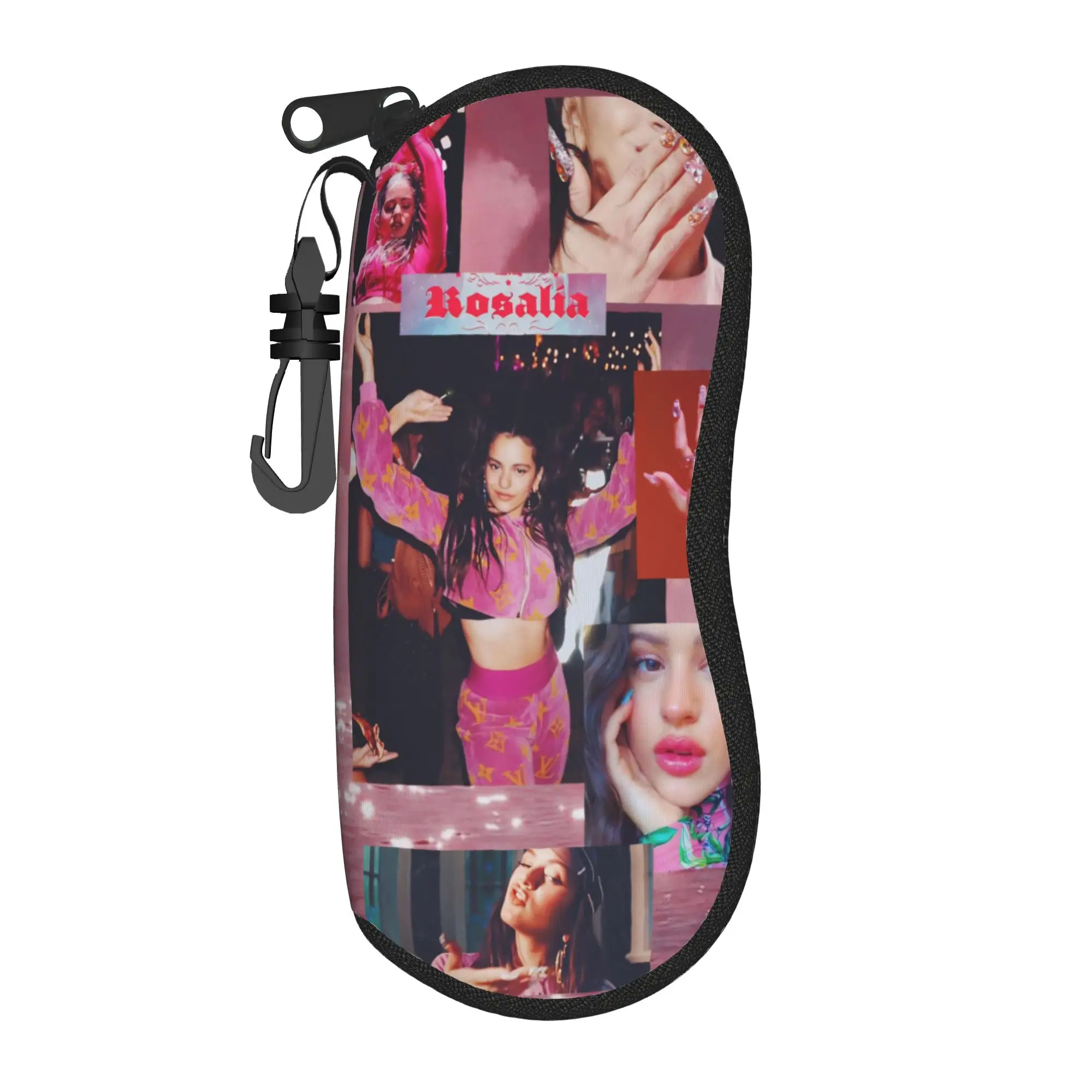 Lovely Rosalia LUX Tour 2026 Glasses Case Waterproof Zipper  Eyewear Box Anti-Pressure Eyeglasses Box
