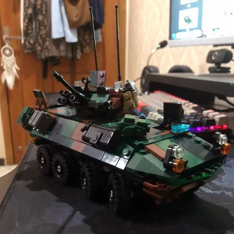 Infanterie LAV 25A2 Moc Bausteine Militär Modell Kampf Fahrzeug Technologie Modulare Blöcke Geschenke Spielzeug Für DIY Sets Montage