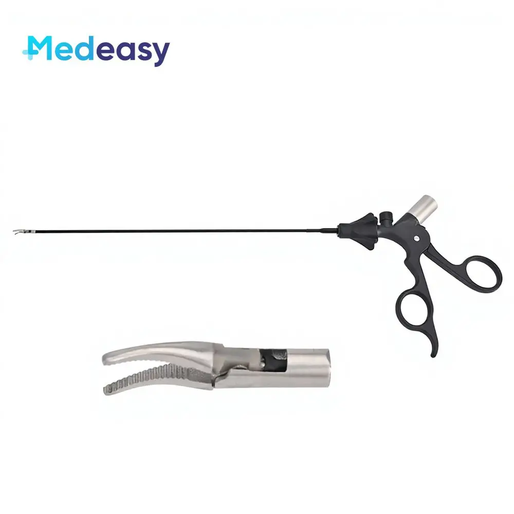 Medeasy 3mm Laparoscopic Bipolar Forceps Coagulation Cutting Forceps Curved Dissecting Forceps Pediatric Hand Instruments
