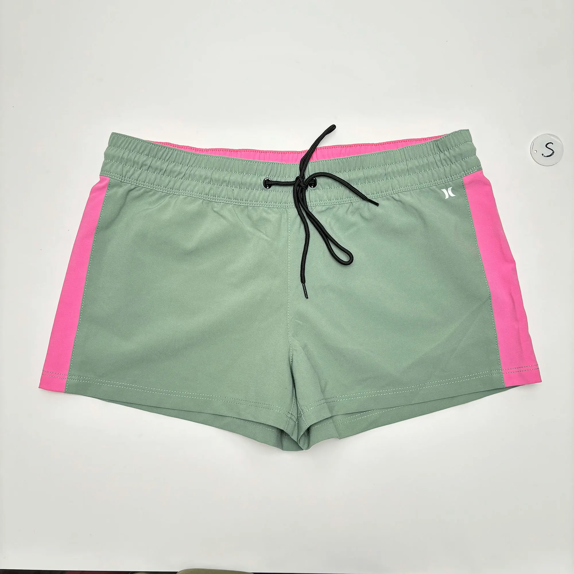 

Phantom Lace up Sport Shorts Color Matching Quick Dry Surf Fitness Wear Spandex Stretch Girls Swim Shorts