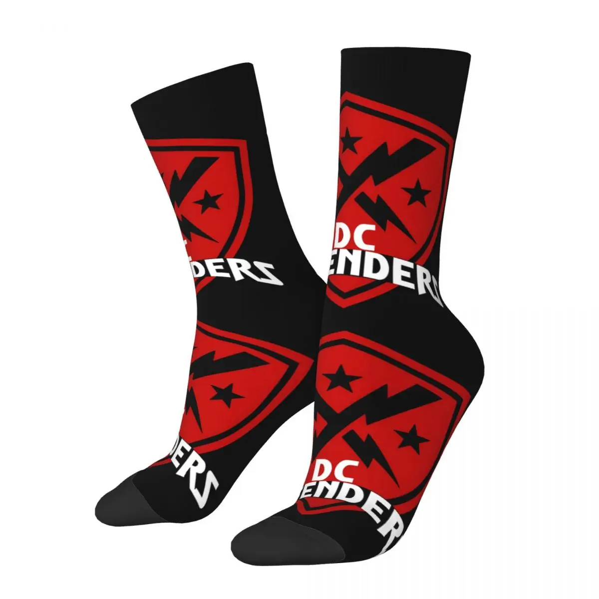 

Vintage Defenders Men's compression Socks Unisex Defenders Harajuku Seamless Printed Novelty Crew Sock