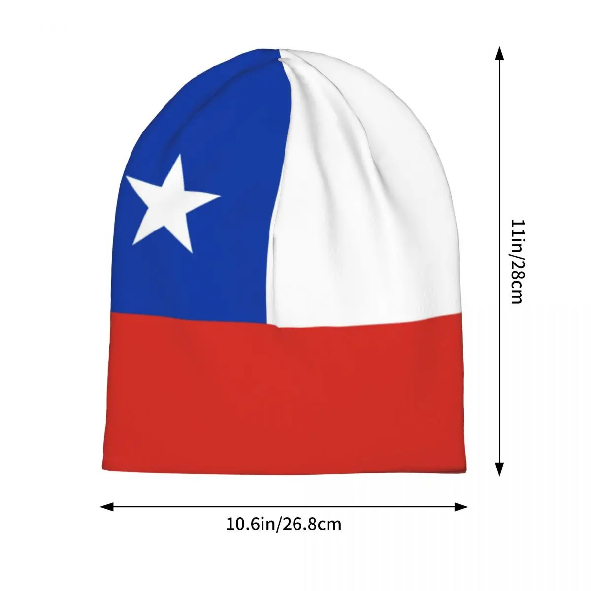 Flag Of Chile Skullies Beanies Hat Hip Hop Men Women Street Caps Warm Dual-use Bonnet Hats