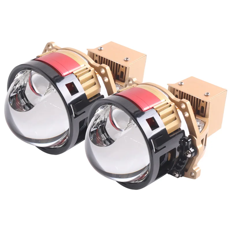 

150W New Intelligent Led Projector Lens High Low Beam Super Bright Spotlight Double Light Cup Design Car Light Accessories 12V
