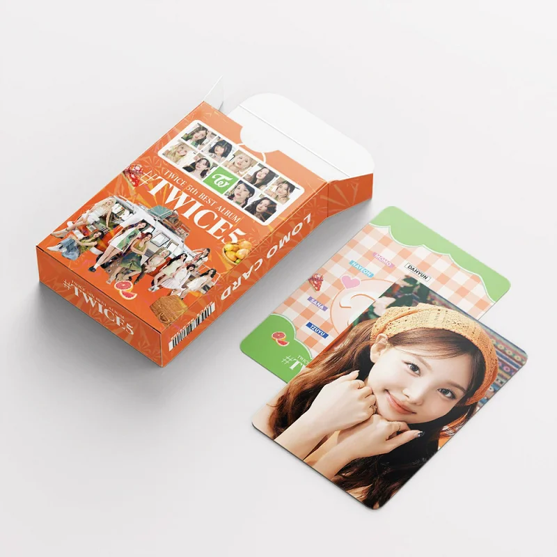 مجموعة بطاقات LOMO بالليزر من مجموعة Girl Group TWICE اليابانية - بطاقات صور على الوجهين مع ملصقات إضافية #5