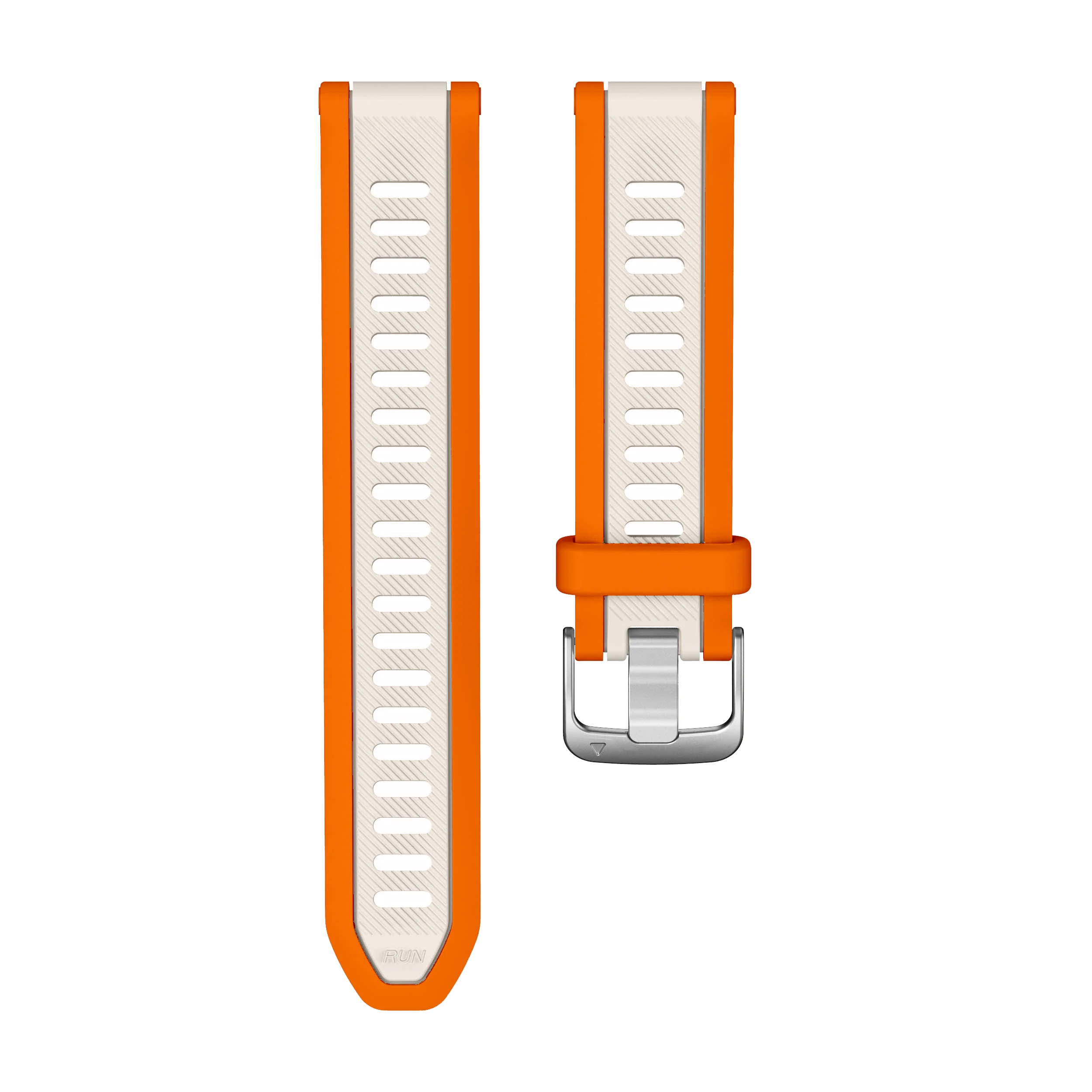 Cinturino sportivo bicolore da 20mm a sgancio rapido per Garmin Forerunner 165 Music 245 55/Vivoactive 5/Venu 2 Plus cinturino in Silicone Sq
