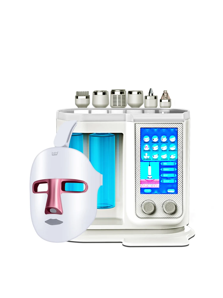 水素酸素7in1小型バブルプラズマブラックヘッド吸引スキンクレンジング水分補給酸素注入装置