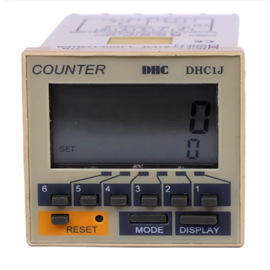 

DHC DHC1J-A1R Intelligent Counter 6-digit Digital Display Replace H7CR H7BR