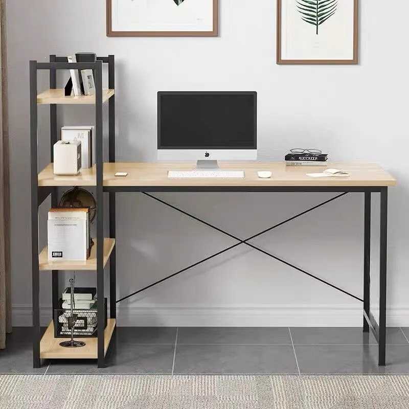 Computer desk desktop single double desk bookshelf integrated bedroom household simple student study