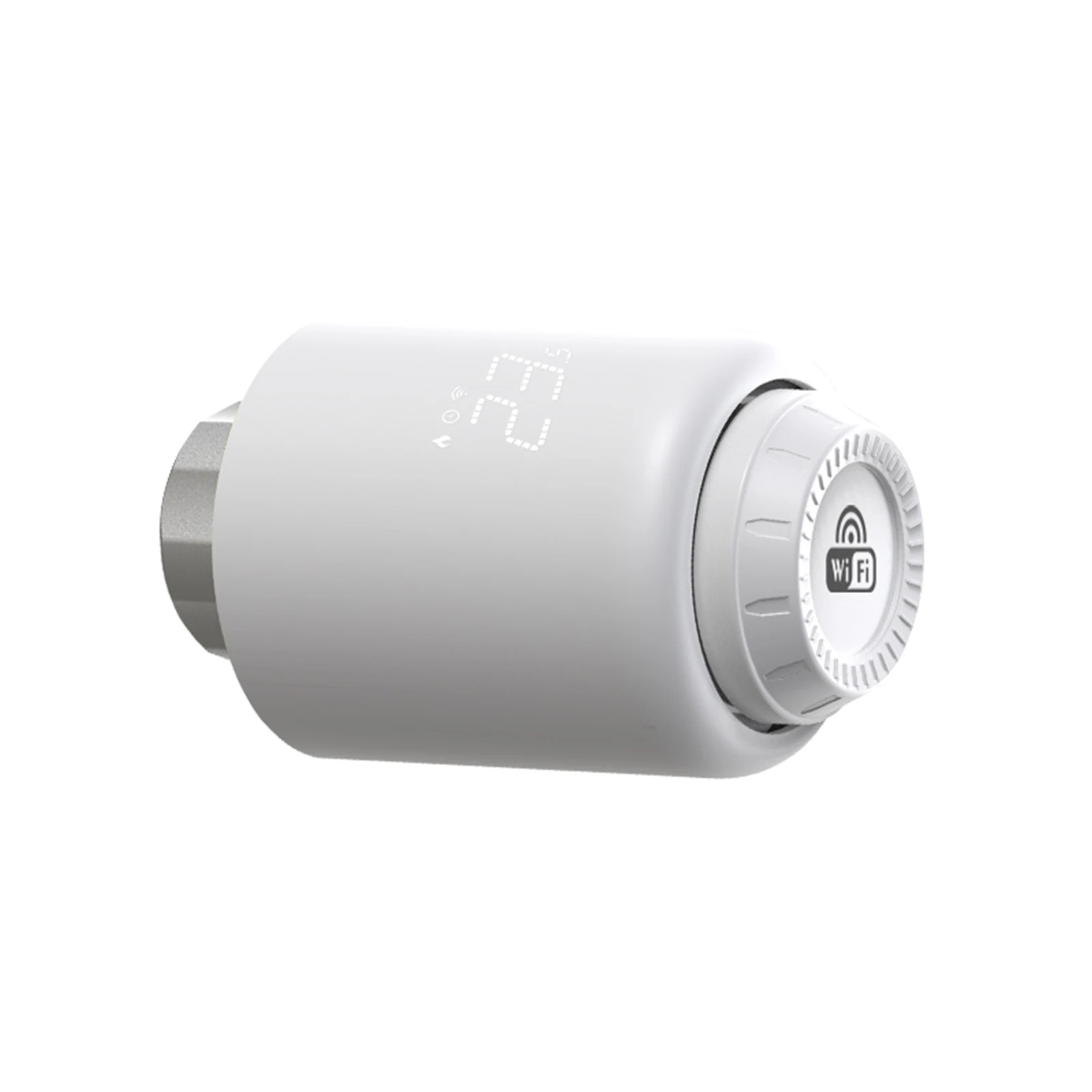 Qiumi Wifi Thermostatic Radiator Actuator Valves Tuya Smart TRV Head WiFi directly without a Zigbee Gateway