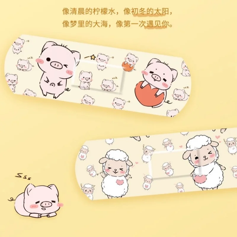 Cute Cartoon Children Band Aid Waterproof Breathable Adhesive Bandages First Aid Emergency Hemostatic Sterile Stickers for Kids