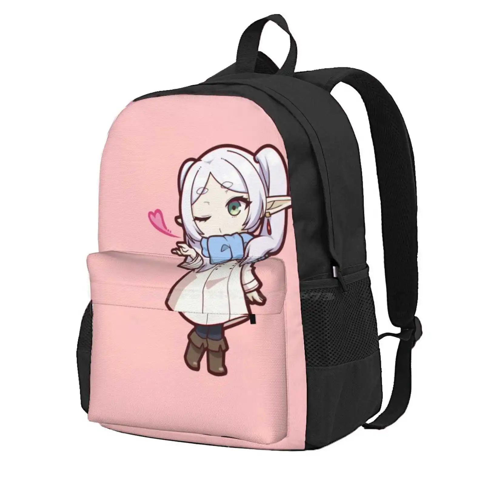 Frieren-Flying Kd'appareils Cartable Sac à Dos, Sacs à la Mode, Sousou No Frieren Chibi Mage Elf, Vente Chaude