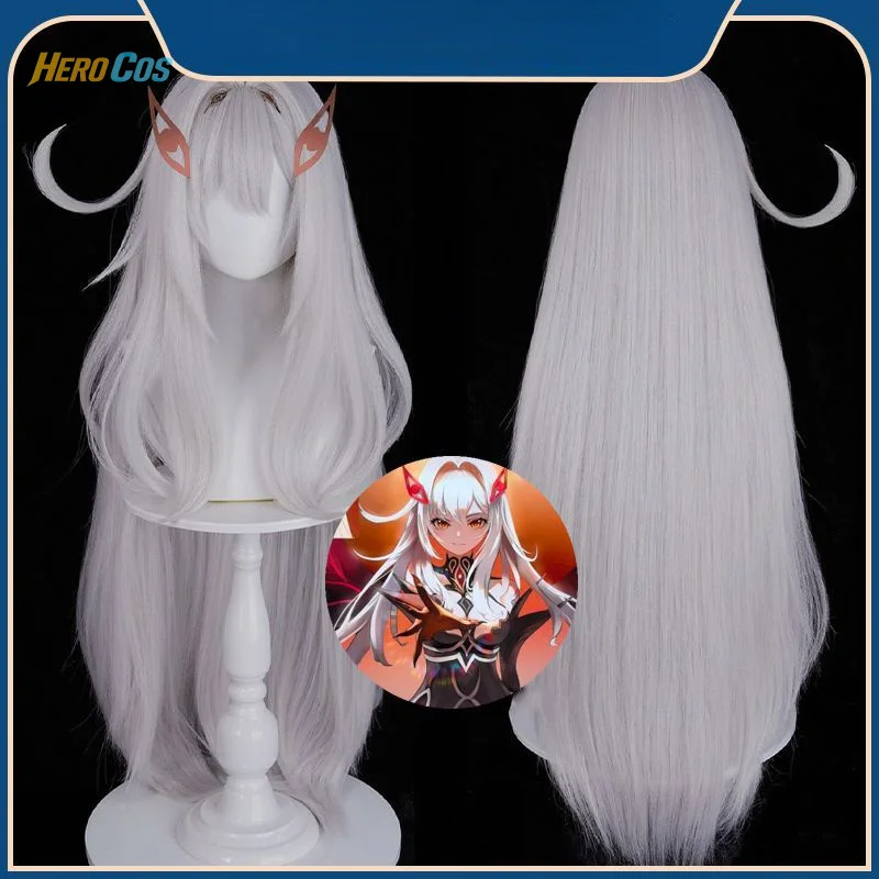 

Genshin Impact Ronova Cosplay Wig Anime Game Role Playing Synthetic Hair Halloween Party HERO Cos