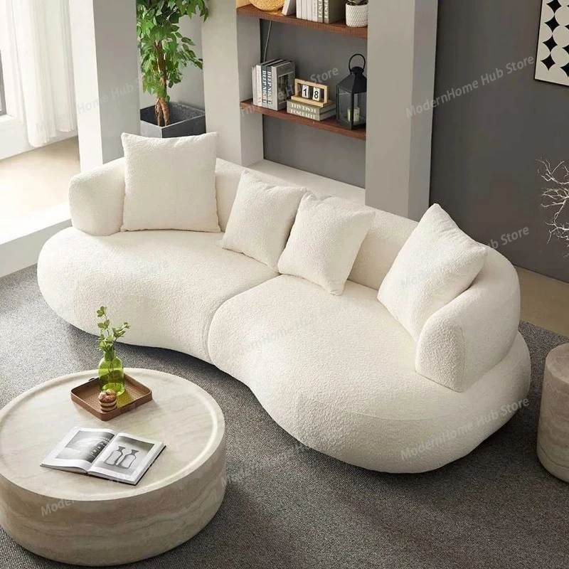 Italian Luxury Living Room Sofa Aesthetic Designer Lazy Lounge Living Room Sofas Bedroom Recliner Schlafsofa Bett Furniture Home