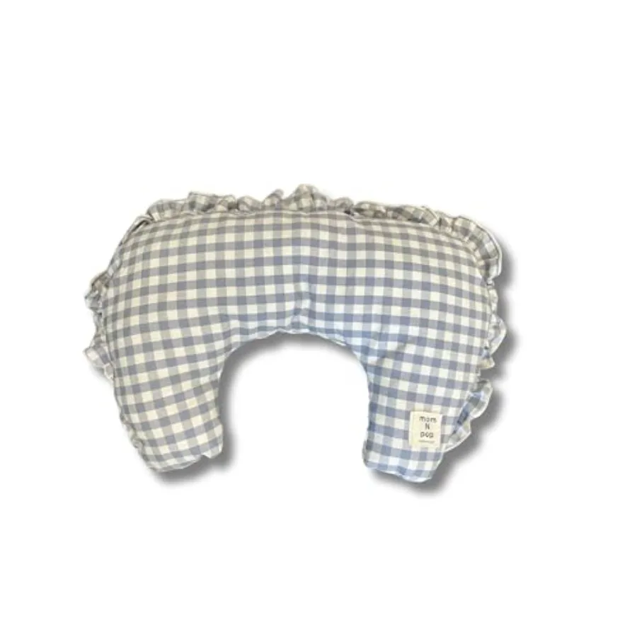 

Pet Nap Pillow Washable Gingham Check Cushion for Dogs and Cats Soft Neck Support Bed