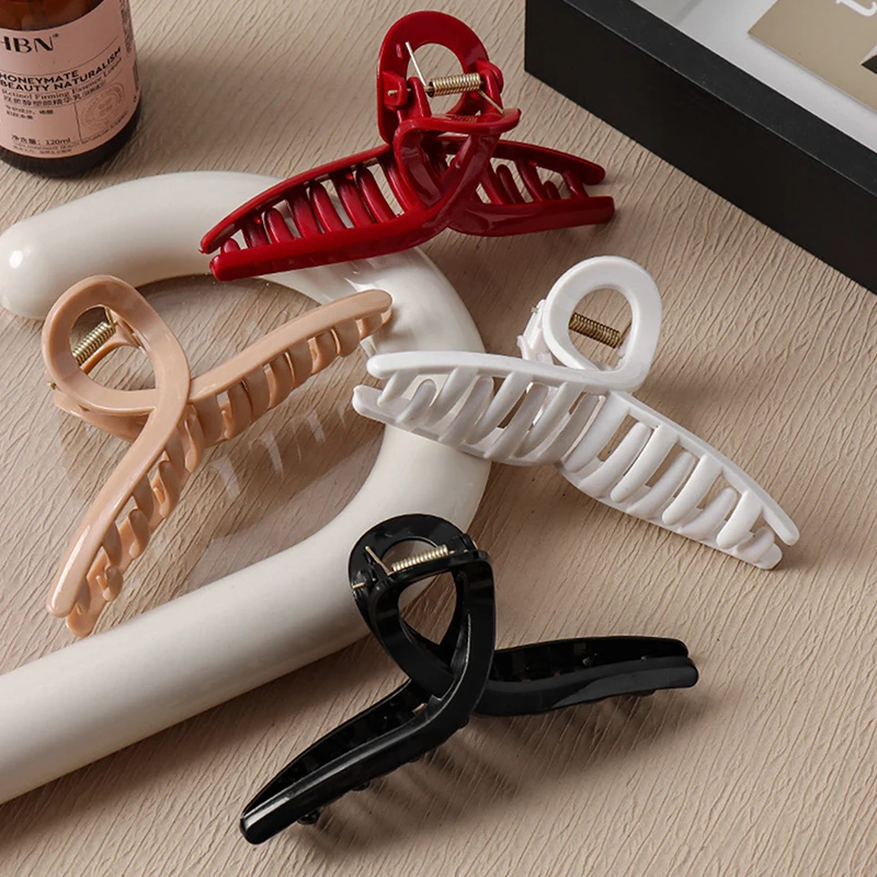 

Мягкие силиконовые заколки для волос в форме акулы для женщин, защитная эластичная заколка для волос на затылке, прочный, гибкий, неразлагаемый зажим для когтей