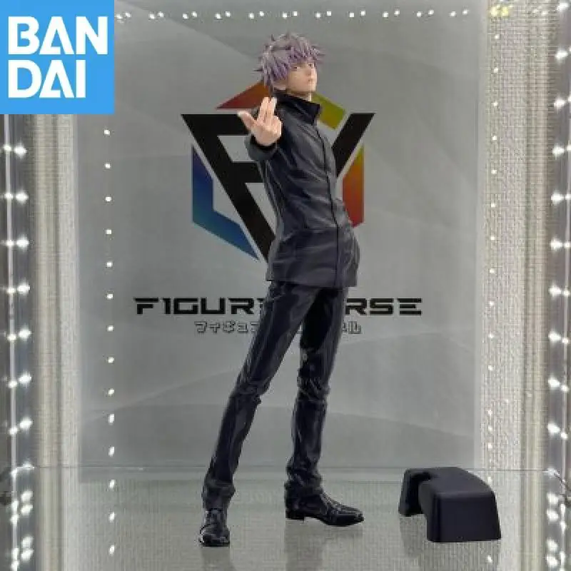 Original Bandai Namco Banpresto Jujutsu Kaisen Grandista Gojo Satoru Pvc Anime figura modelo coleccionista adorno de escritorio juguete para regalo