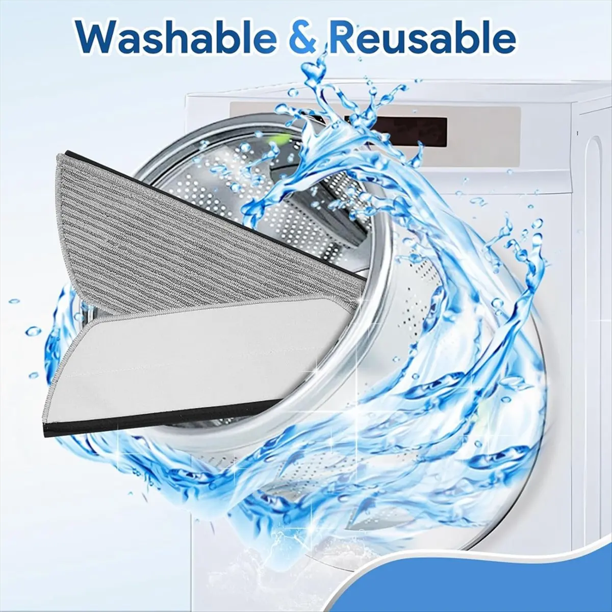 2026 Trend 12 Pcs Vacuum Mop Pads for AV2800ZE RV2820YE Robot Vacuum Cleaner Microfiber Mop Pad