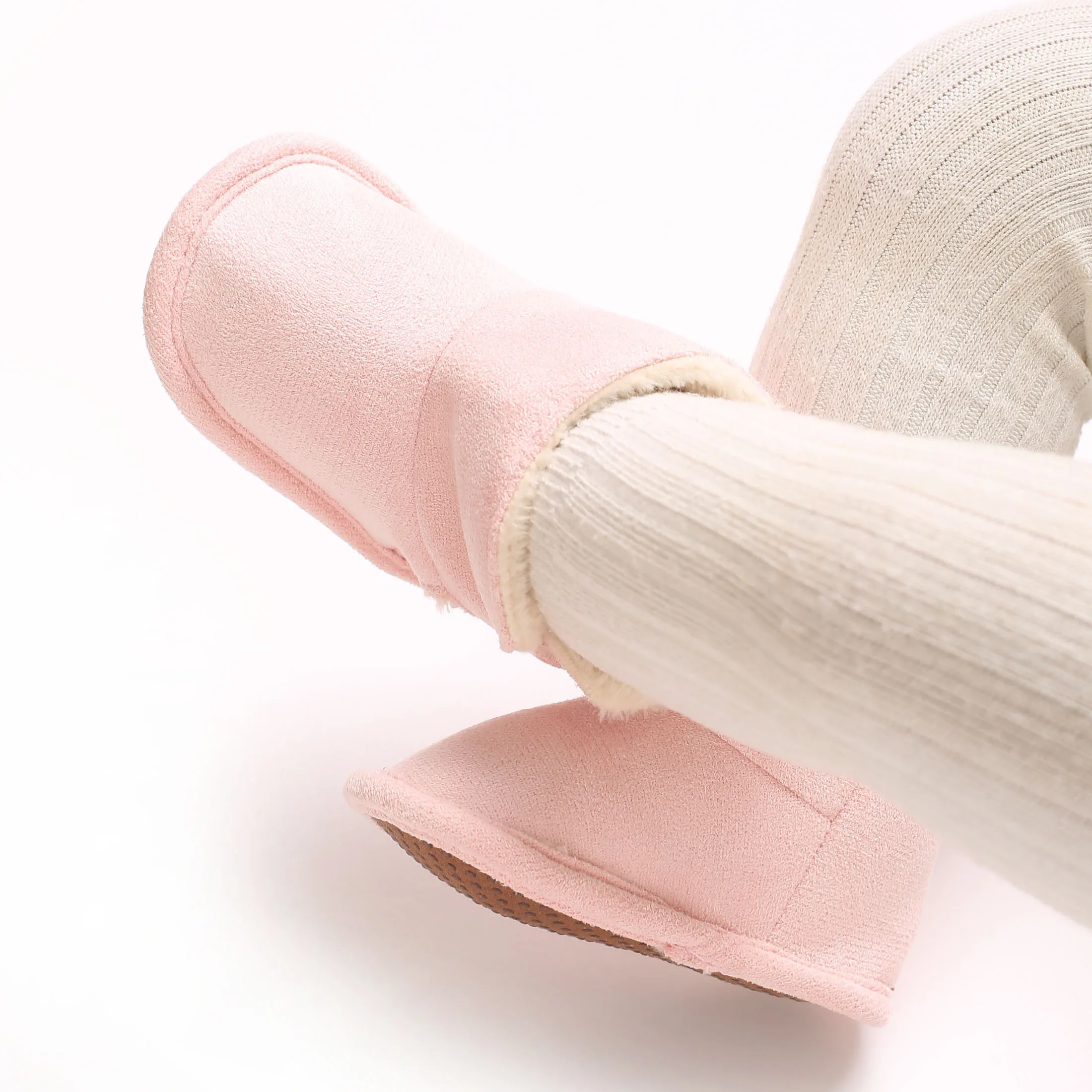 جديد أحذية أطفال لدفء الشتاء 0-18 متر الوليد الطفل الفيلكرو لينة وحيد المضادة للانزلاق الجبهة أحذية حذاء طفل حذاء الثلج عالي الرقبة دافئ