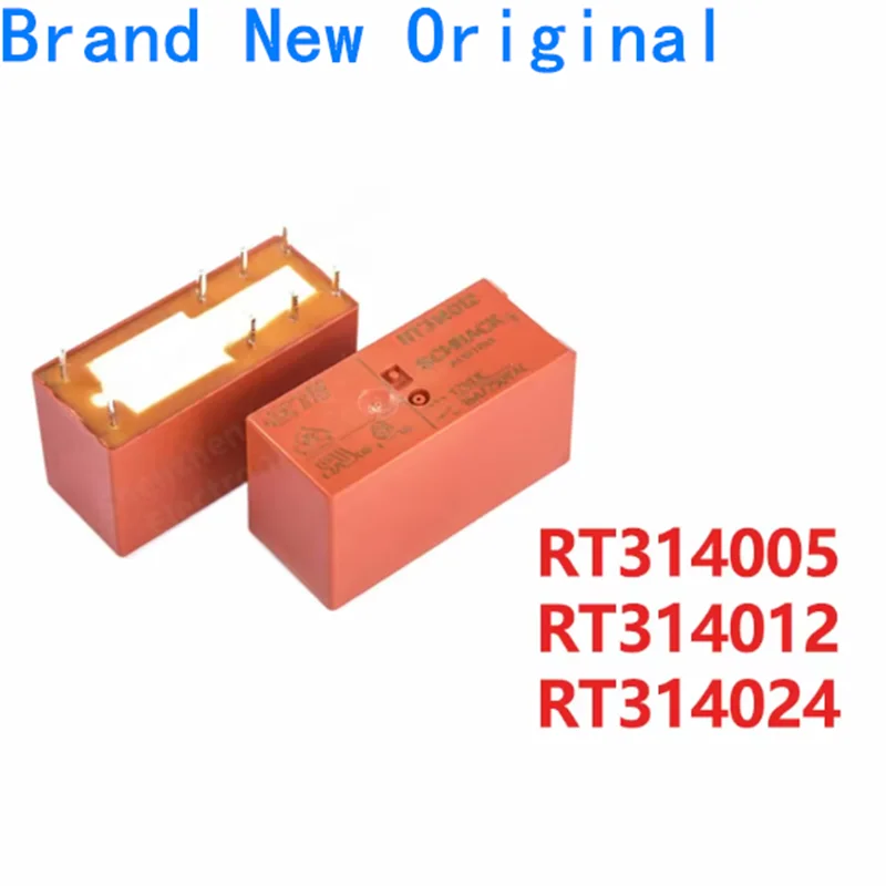 5PCS-10PCS of 8-pin power relays 12V 24V RT314005 RT314012 RT314024, brand new in stock