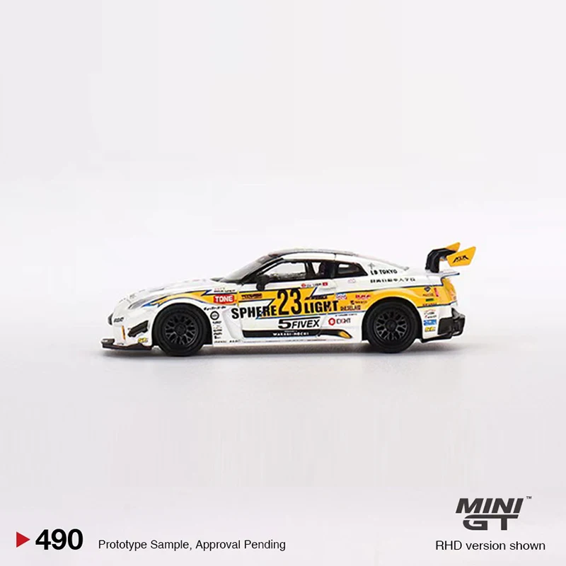 MINI GT 1:64 Model Car LB-Silhouette WORKS GT 35GT-RR Ver.2 Alloy Vehicle Die Cast Model Toy Car & Collection Gift & Display