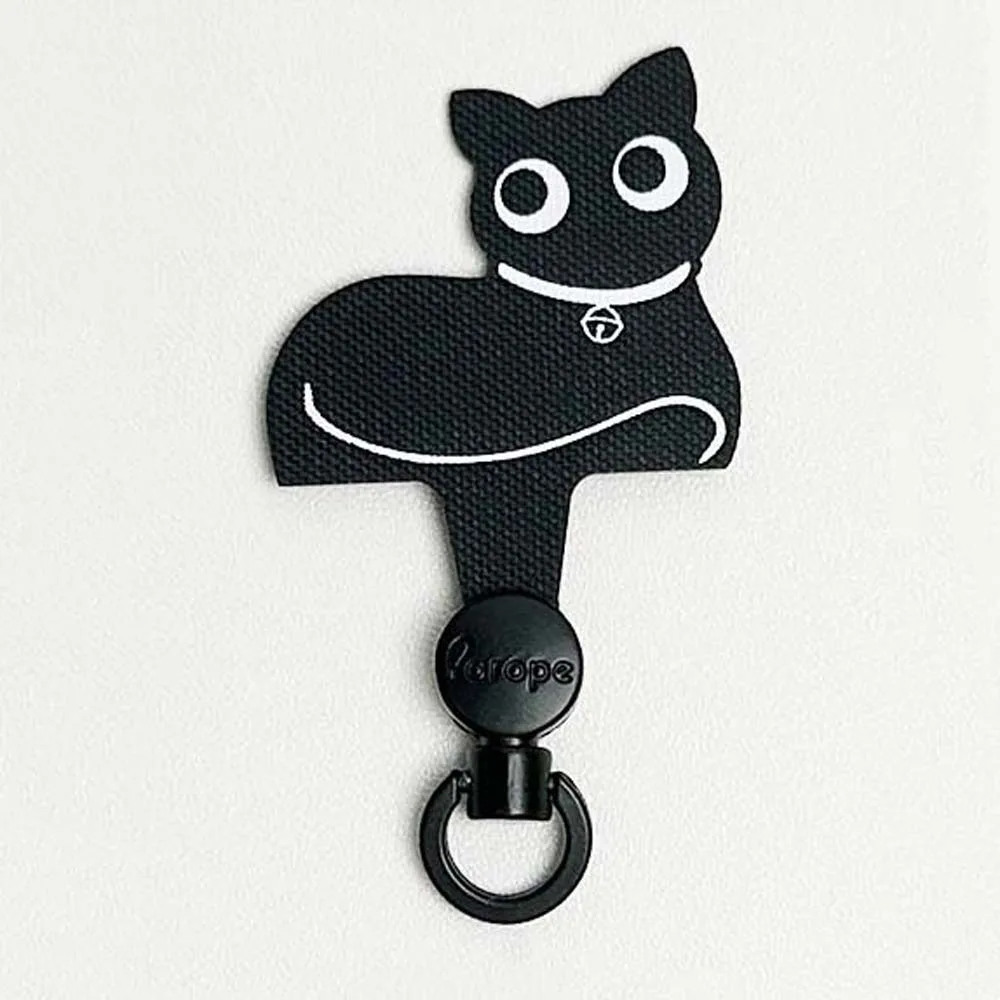 

Cartoon Panda Phone Tether Tab 360 Rotatable Safety Connecter Mobile Phone Gasket Detachable Cat Dog Cellphone Lanyard Patch