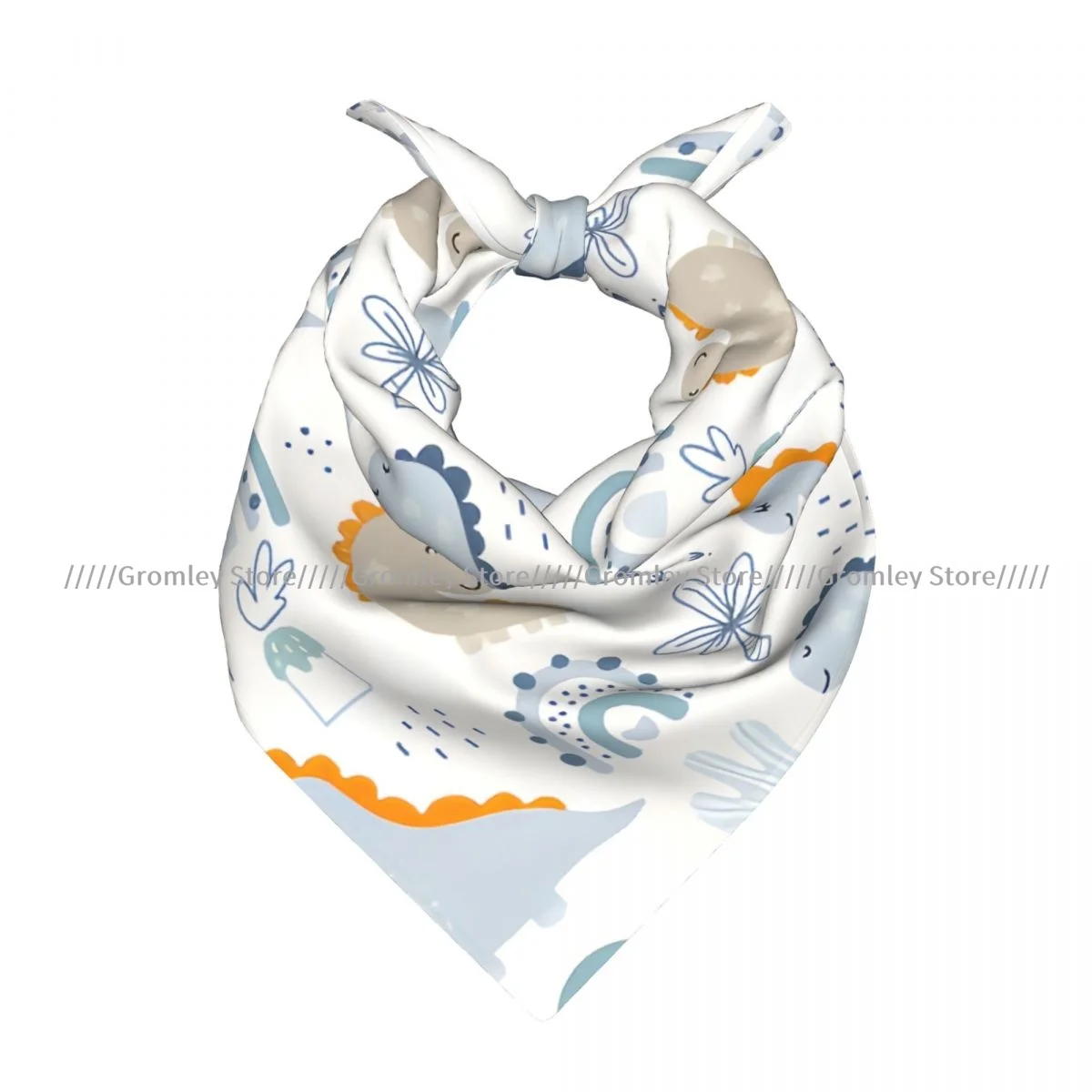 

Square Scarf Women Dino Scandinavian Bandana Headscarf
