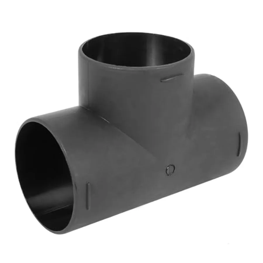 

7mm Car Heater Warm 3 Way Air Ducting Pipe T hape Outlet Connec Black Platic