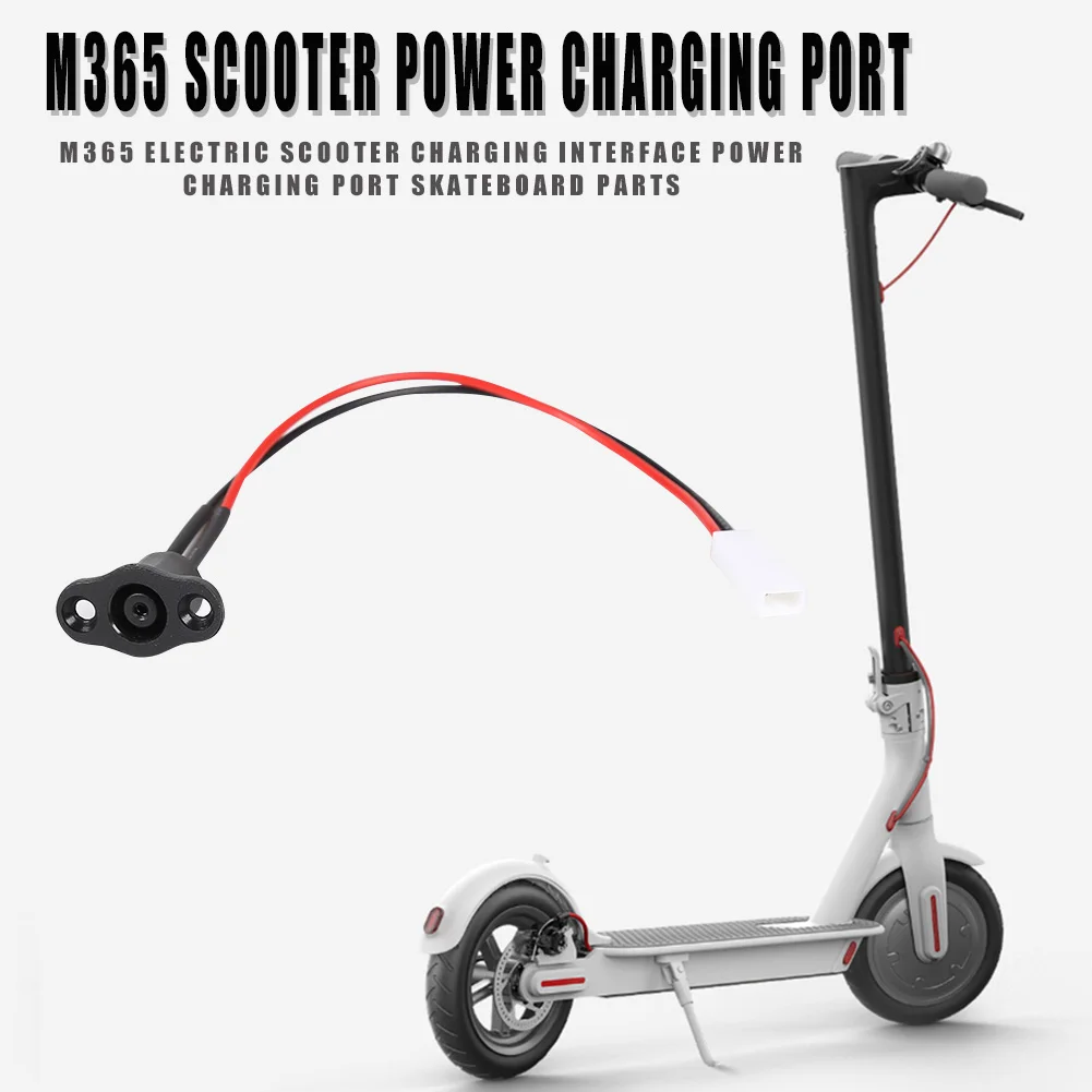 

Skateboard Charging Interface Not Easy to Damage Deformation Power Charging Port for M365 Electric Scooter
