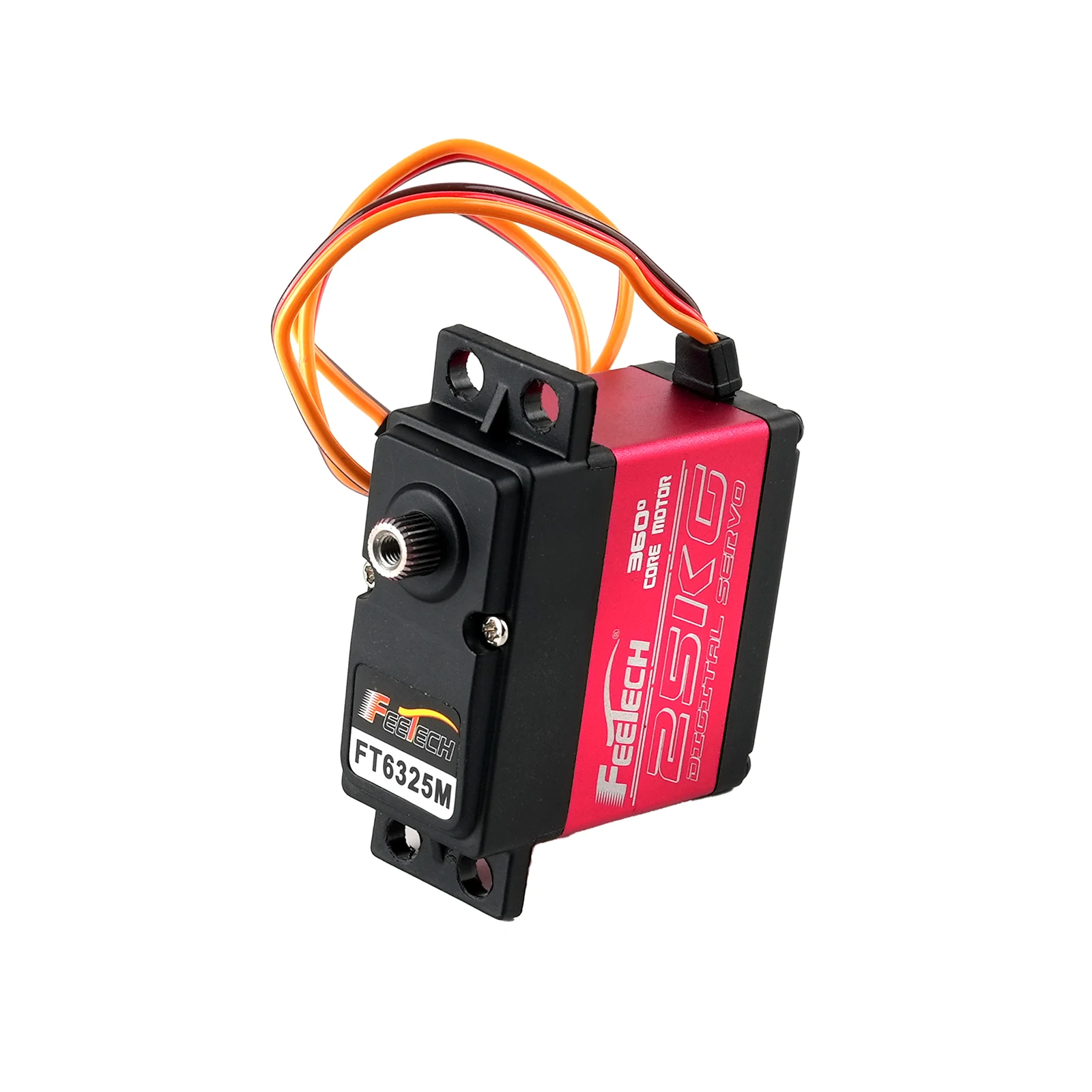 Feetech FT6325M 25KG Cyfrowe Serwo 0.15s 360 Stopni Silnik z Rdzeniem Metalowym Przekładnia Magnetyczna Stalowa Serwa do Samochodów RC Samolotów Quadrocopterów