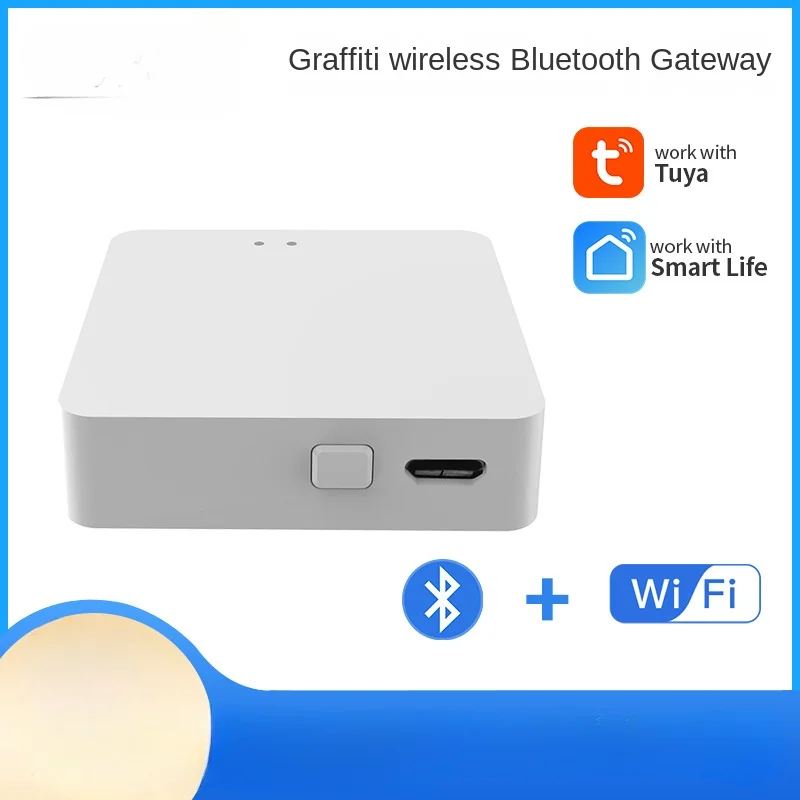 Tuya-Wireless Mini Gateway Bluetooth, Controle Remoto, Casa Inteligente, Wi-Fi