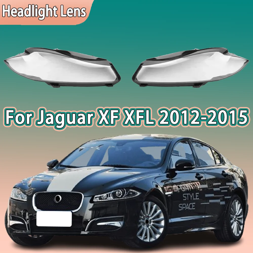 

Крышка передней фары автомобиля, замена оригинального абажура для Jaguar XF XFL 2012 2013 2014 2015, крышка автомобильной фары с прозрачной линзой